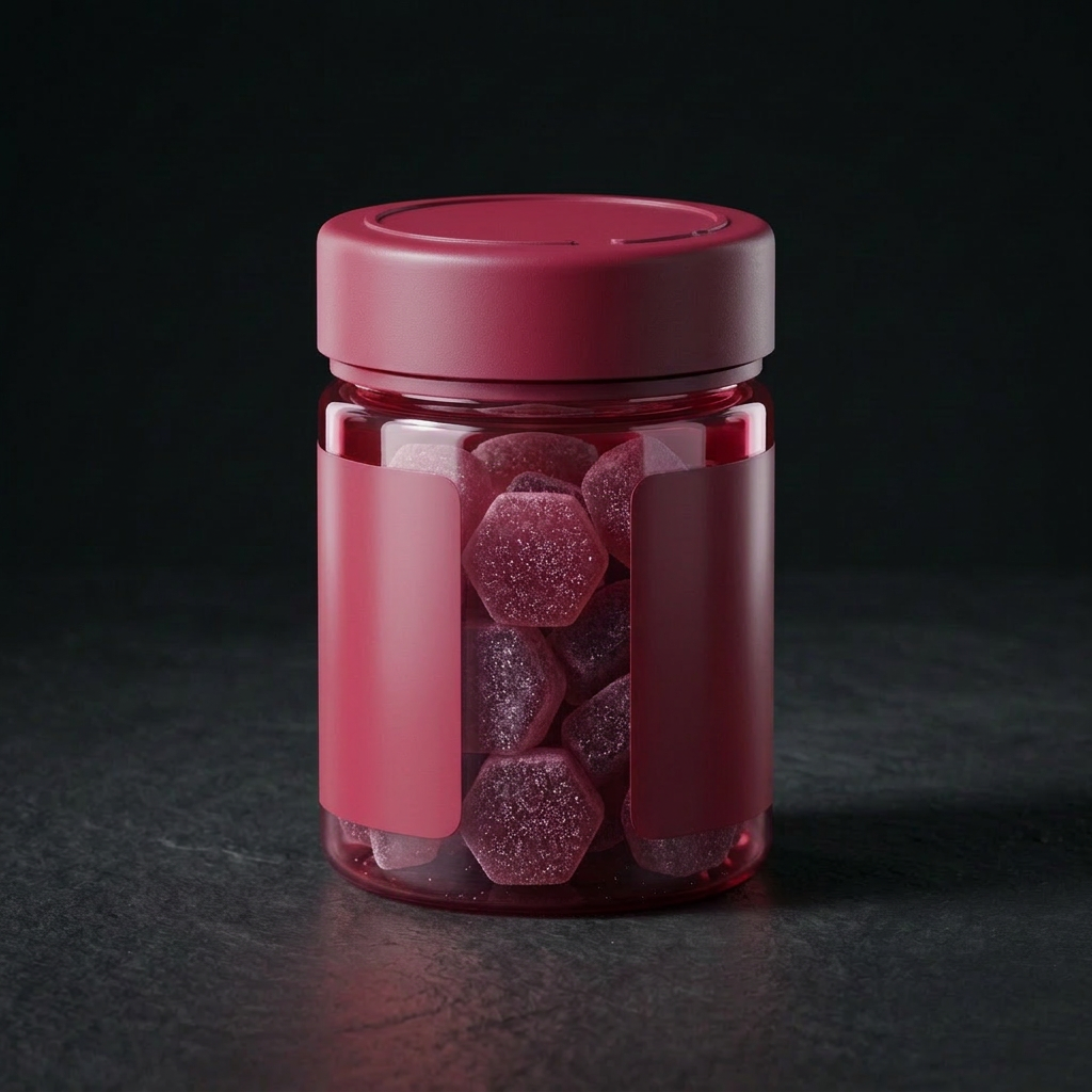 Red jar, blank panels